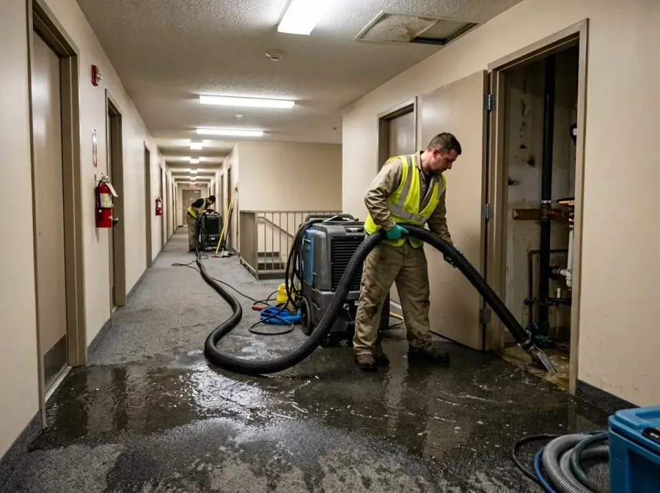 multi-unit-apartment-hallway-f-005 — frequently asked questions, Emergency Burst Pipe Water Extraction & Removal in Horn Lak…